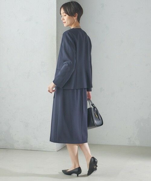 SHIPS / シップス ミニ・ひざ丈スカート | トリアセテート混 セミ タイト スカート | 詳細4