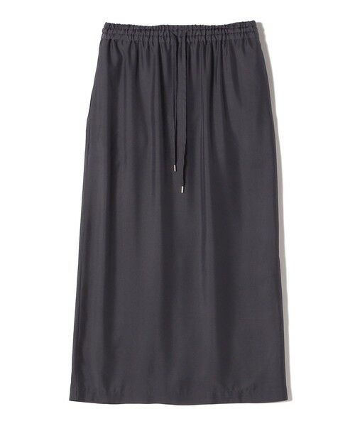 SHIPS / シップス ロング・マキシ丈スカート | 〈手洗い可能〉キュプラ混 ツイル ドロスト スカート | 詳細12