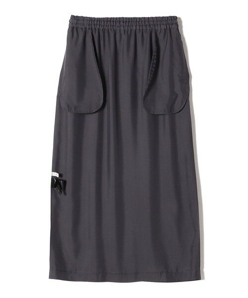 SHIPS / シップス ロング・マキシ丈スカート | 〈手洗い可能〉キュプラ混 ツイル ドロスト スカート | 詳細18