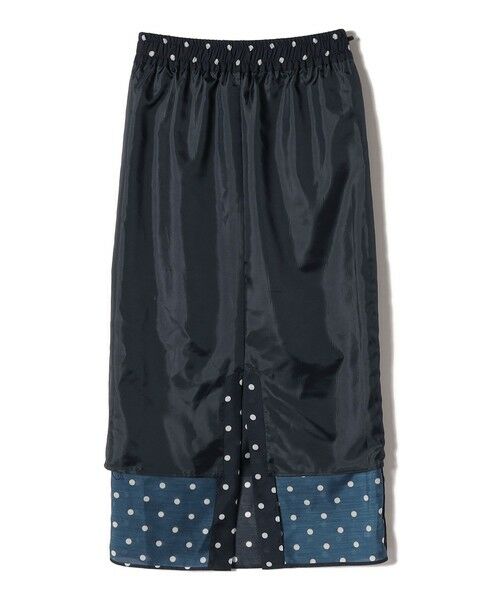 SHIPS / シップス ロング・マキシ丈スカート | 《予約》〈手洗い可能〉ウエスト ゴム シアー ドット タイト スカート | 詳細11