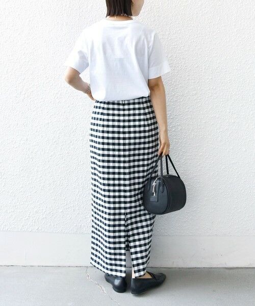 SHIPS / シップス ロング・マキシ丈スカート | 〈手洗い可能〉ギンガム チェック タイト スカート | 詳細18