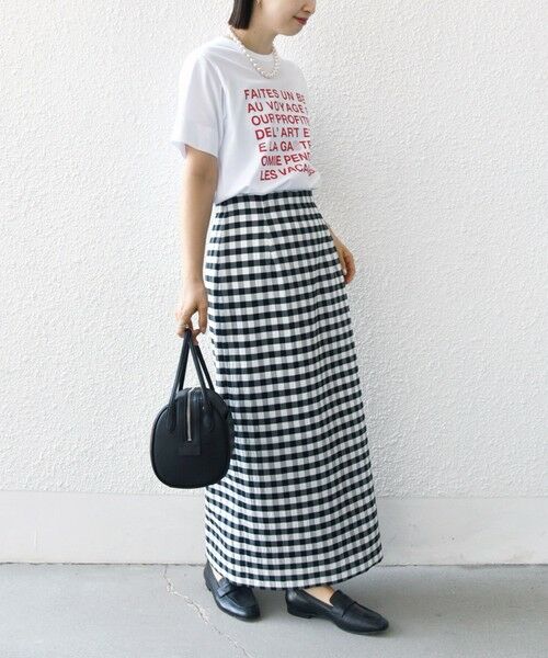 'S MaxMara ギンガムチェック タイトスカート 大人気の S MaxMara ギンガムチェック タイトスカート