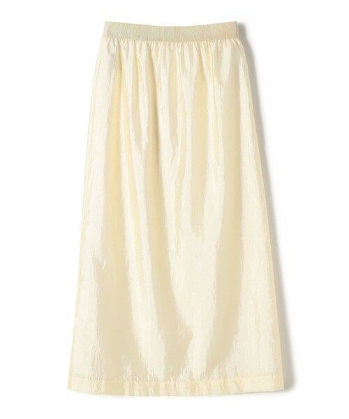 SHIPS / シップス ロング・マキシ丈スカート | 〈手洗い可能〉シアー シャイニー ウエスト ゴム ギャザー スカート | 詳細9