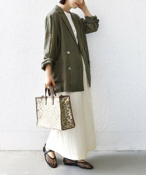 SHIPS / シップス ロング・マキシ丈スカート | 〈手洗い可能〉シアー シャイニー ウエスト ゴム ギャザー スカート | 詳細4