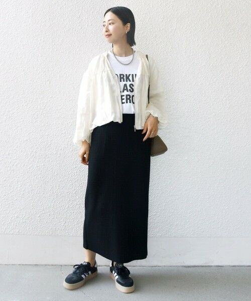 SHIPS / シップス ブルゾン | 〈手洗い可能〉バック ギャザー リネン ジップ ブルゾン | 詳細12