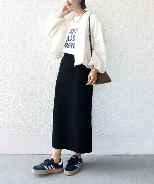 SHIPS / シップス ブルゾン | 〈手洗い可能〉バック ギャザー リネン ジップ ブルゾン | 詳細13