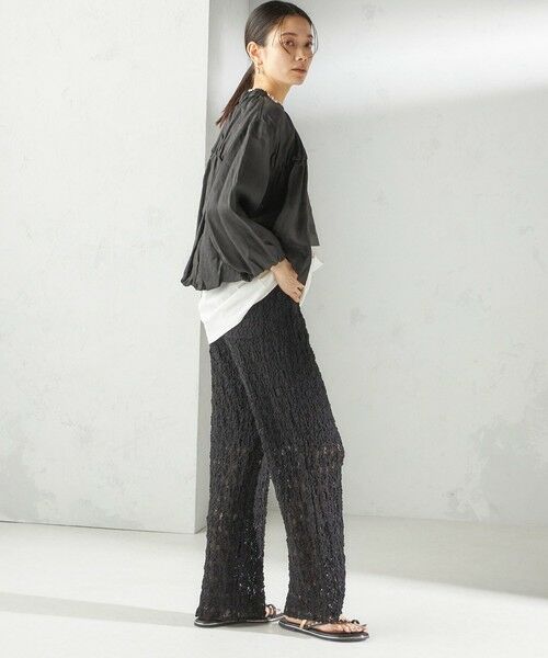 SHIPS / シップス ブルゾン | 〈手洗い可能〉バック ギャザー リネン ジップ ブルゾン | 詳細26