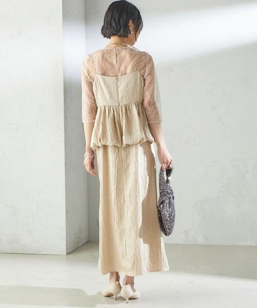 SHIPS / シップス ドレス | kaene:バルーン ペプラム ドレス（セレモニー対応可） | 詳細3