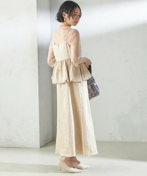 SHIPS / シップス ドレス | kaene:バルーン ペプラム ドレス（セレモニー対応可） | 詳細4