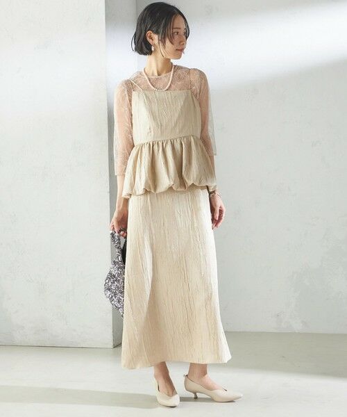 SHIPS / シップス ドレス | kaene:バルーン ペプラム ドレス（セレモニー対応可） | 詳細6