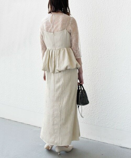 SHIPS / シップス ドレス | kaene:バルーン ペプラム ドレス（セレモニー対応可） | 詳細9