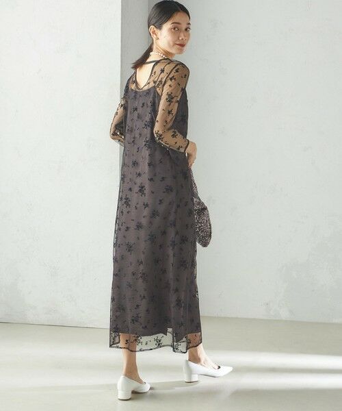 結婚式・パーティ〉kaene:フロッキー レース × サテン 2WAY