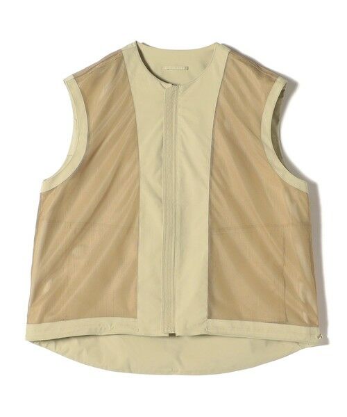 SHIPS / シップス ベスト | SHIPS Primary Navy Label:タフタ ジップアップ ジレ | 詳細3