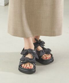 SHIPS / シップス サンダル | 2WAY リボン サンダル