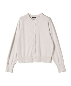 SHIPS / シップス カーディガン・ボレロ | SHIPS Primary Navy Label:SUVIN クルーネック カーディガン