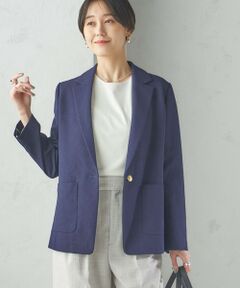 SHIPS / シップス テーラードジャケット | 〈手洗い可能〉ストレッチ混 シングル 1ボタン テーラード ジャケット