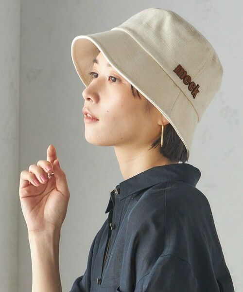 SHIPS for women/シップスウィメン ロゴ バケット ハット アイボリー ONE SIZE SHIPS for women/シップスウィメン ロゴ バケット ハット アイボリー ONE SIZE