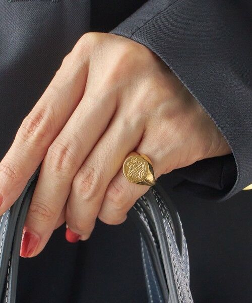 SHIPS / シップス リング | 50th ANNIV シグネチャー リング(ゴールド) | 詳細1
