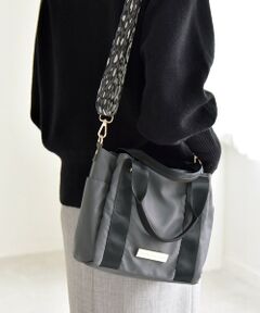 SHIPS / シップス ショルダーバッグ | quaranciel: 2way 8ポケット ライン ショルダー バッグ