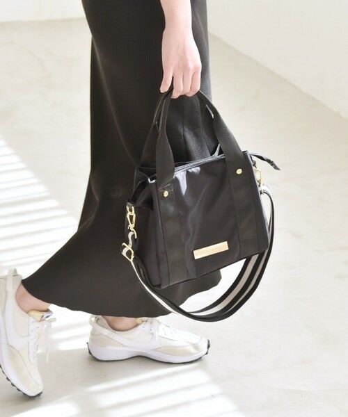 SHIPS / シップス ショルダーバッグ | quaranciel: 2way 8ポケット ライン ショルダー バッグ | 詳細11