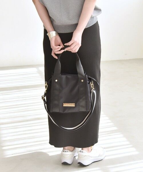 SHIPS / シップス ショルダーバッグ | quaranciel: 2way 8ポケット ライン ショルダー バッグ | 詳細12