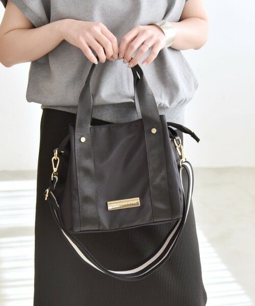 SHIPS / シップス ショルダーバッグ | quaranciel: 2way 8ポケット ライン ショルダー バッグ | 詳細8