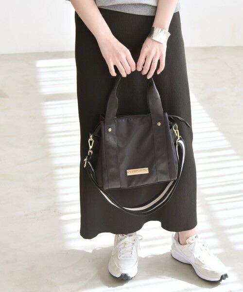 SHIPS / シップス ショルダーバッグ | quaranciel: 2way 8ポケット ライン ショルダー バッグ | 詳細9