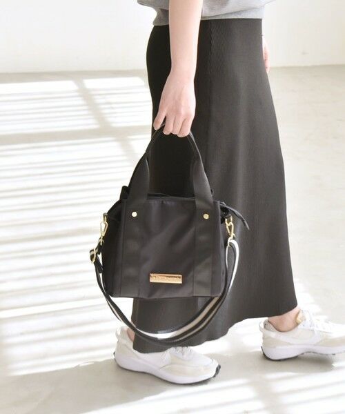 SHIPS / シップス ショルダーバッグ | quaranciel: 2way 8ポケット ライン ショルダー バッグ | 詳細10