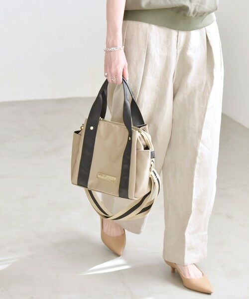 SHIPS / シップス ショルダーバッグ | quaranciel: 2way 8ポケット ライン ショルダー バッグ | 詳細28