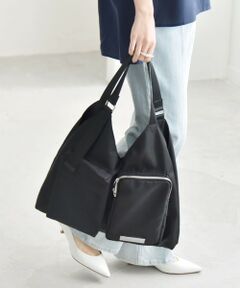 SHIPS / シップス トートバッグ | quaranciel: ワーク ポケット Vカット ナイロン トート バッグ（A4対応）