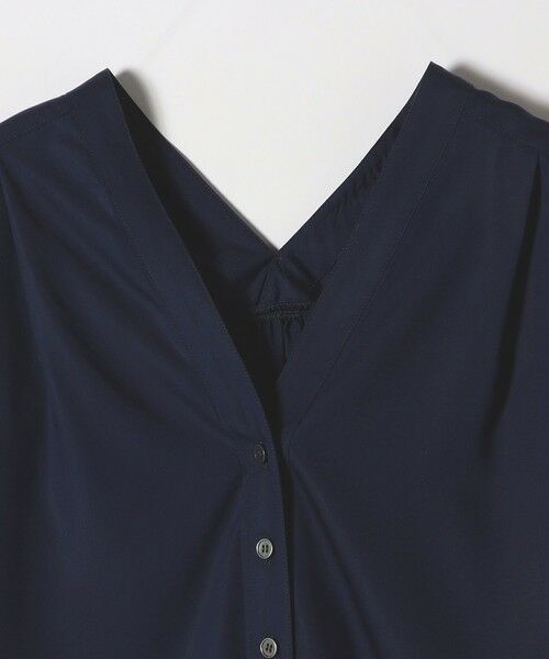 SHIPS / シップス シャツ・ブラウス | quaranciel:〈手洗い可能〉Vネック バック ギャザー ブラウス | 詳細25