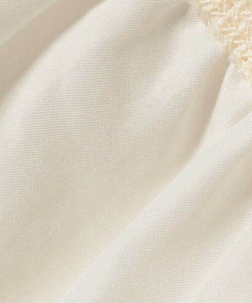 SHIPS / シップス シャツ・ブラウス | 《一部追加予約》quaranciel:〈手洗い可能〉ラッセル レース フィブリル ブラウス | 詳細9