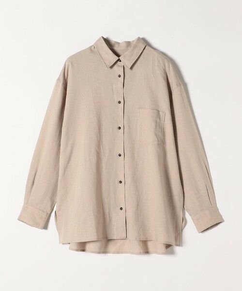 SHIPS / シップス シャツ・ブラウス | quaranciel:〈洗濯機可能〉リネン ミックス レギュラーカラー ポケット オーバー シャツ | 詳細18