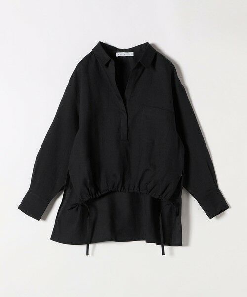 SHIPS / シップス シャツ・ブラウス | quaranciel :〈洗濯機可能〉ラミー ギャザー スキッパー プルオーバー シャツ | 詳細11