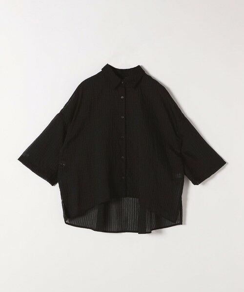 SHIPS / シップス シャツ・ブラウス | quaranciel:〈手洗い可能〉シアー ストライプ ボーダー ビッグ シャツ | 詳細19