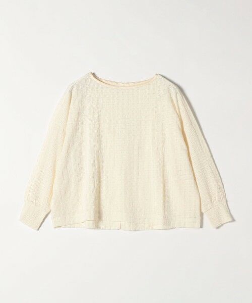 SHIPS / シップス Tシャツ | quaranciel:〈洗濯機可能〉ウィービング ジャカード ドルマン プルオーバー | 詳細9