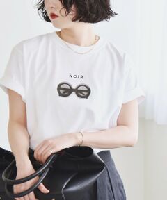 SHIPS / シップス Tシャツ | ANGE IN DISGUISE:〈手洗い可能〉コットン フォト & ロゴ TEE