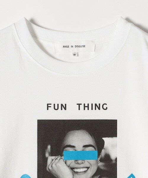 SHIPS / シップス Tシャツ | ANGE IN DISGUISE:〈手洗い可能〉コットン フォト & ロゴ TEE | 詳細22