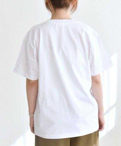 SHIPS / シップス Tシャツ | ANGE IN DISGUISE:〈手洗い可能〉コットン フォト & ロゴ TEE | 詳細26