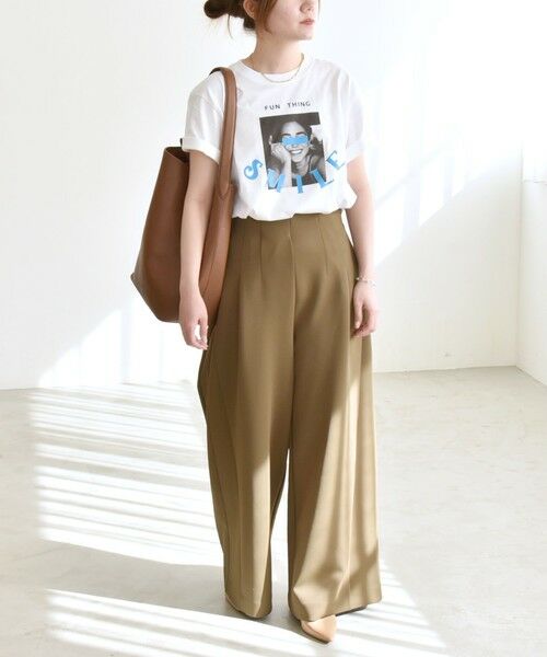 SHIPS / シップス Tシャツ | ANGE IN DISGUISE:〈手洗い可能〉コットン フォト & ロゴ TEE | 詳細14