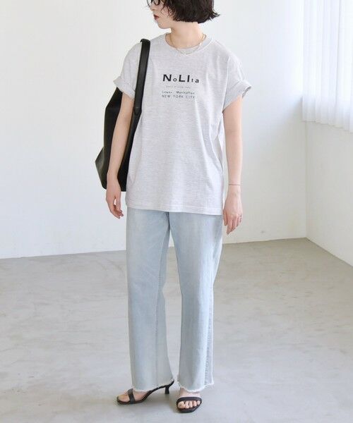 SHIPS / シップス Tシャツ | ANGE IN DISGUISE:〈手洗い可能〉コットン Nolita ロゴ TEE | 詳細1