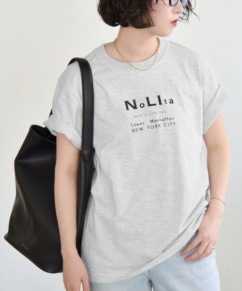 SHIPS / シップス Tシャツ | ANGE IN DISGUISE:〈手洗い可能〉コットン Nolita ロゴ TEE | 詳細3
