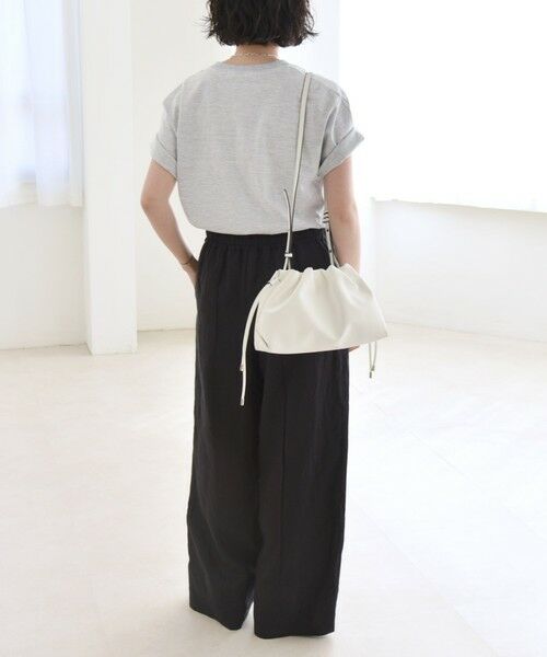 SHIPS / シップス その他パンツ | quaranciel:〈洗濯機可能〉ラミー ピンタック ワイド イージー パンツ | 詳細10