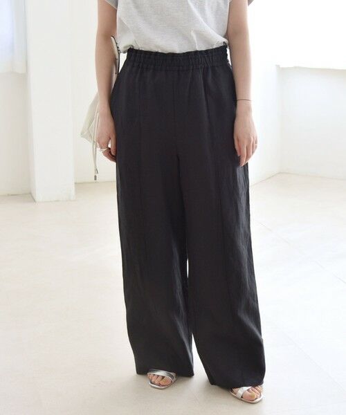 SHIPS / シップス その他パンツ | quaranciel:〈洗濯機可能〉ラミー ピンタック ワイド イージー パンツ | 詳細11