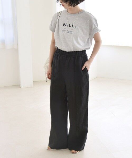 SHIPS / シップス その他パンツ | quaranciel:〈洗濯機可能〉ラミー ピンタック ワイド イージー パンツ | 詳細9