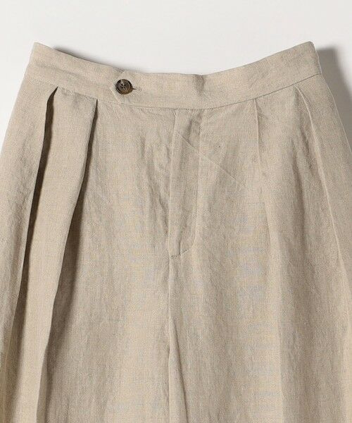 SHIPS / シップス その他パンツ | quaranciel:〈洗濯機可能〉ヨーロピアンフラックス リネン タック ワイド パンツ | 詳細15