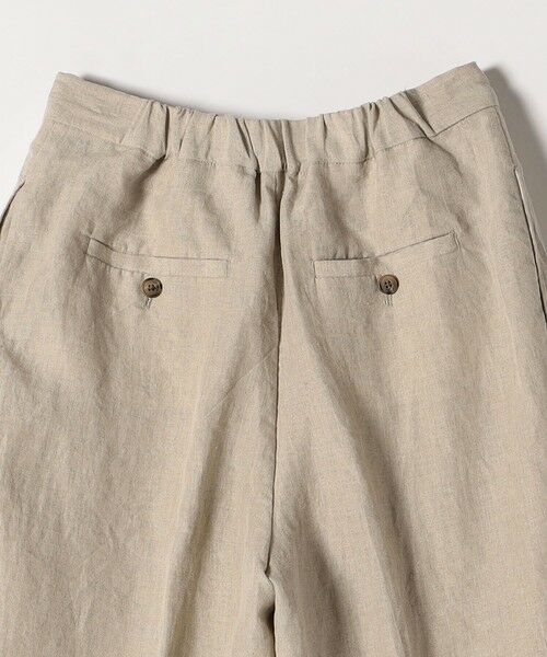 SHIPS / シップス その他パンツ | quaranciel:〈洗濯機可能〉ヨーロピアンフラックス リネン タック ワイド パンツ | 詳細16