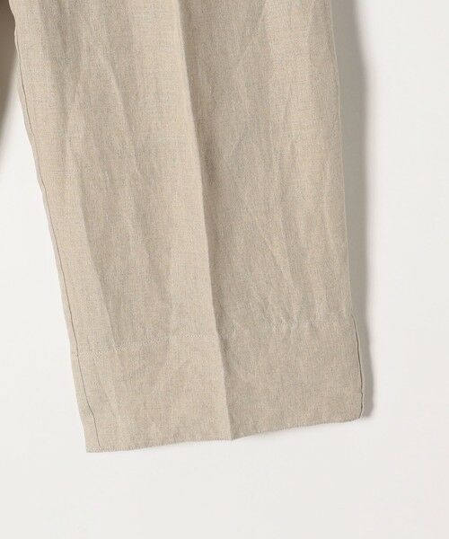 SHIPS / シップス その他パンツ | quaranciel:〈洗濯機可能〉ヨーロピアンフラックス リネン タック ワイド パンツ | 詳細17
