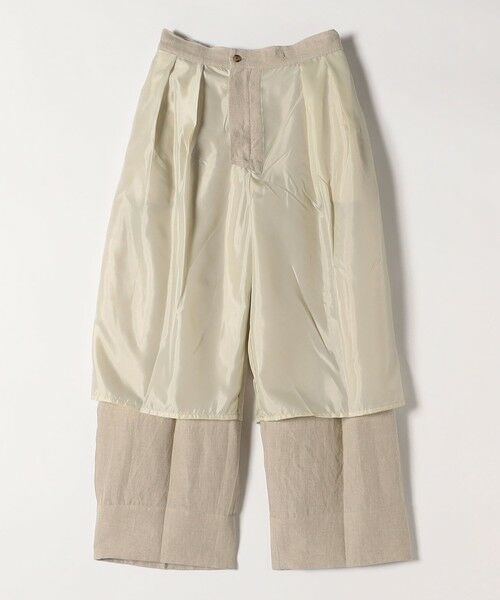 SHIPS / シップス その他パンツ | quaranciel:〈洗濯機可能〉ヨーロピアンフラックス リネン タック ワイド パンツ | 詳細20