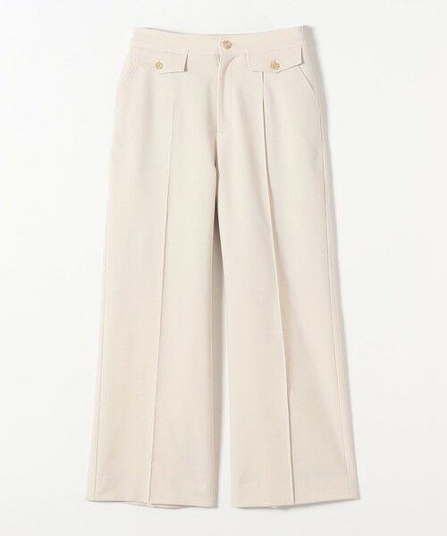 SHIPS / シップス その他パンツ | quaranciel: フラップ デザイン センター シーム セミ ワイド パンツ（セットアップ対応） | 詳細7